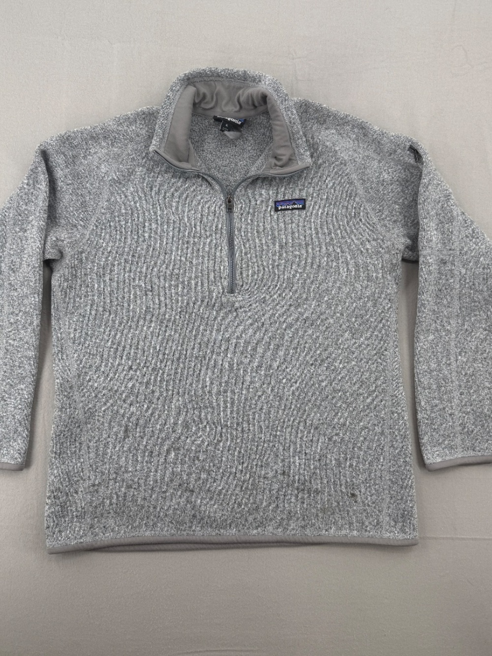 Patagonia Better Sweater 1/4 Zip Fleece Grey Hiking Gorpcore Outdoor Women XL - Picture 11 of 11